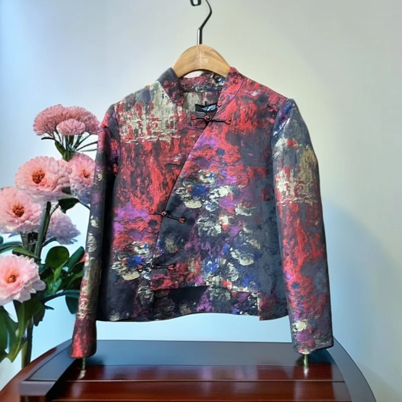 【落日余晖】时尚设计师落日余晖短款上衣XM23133