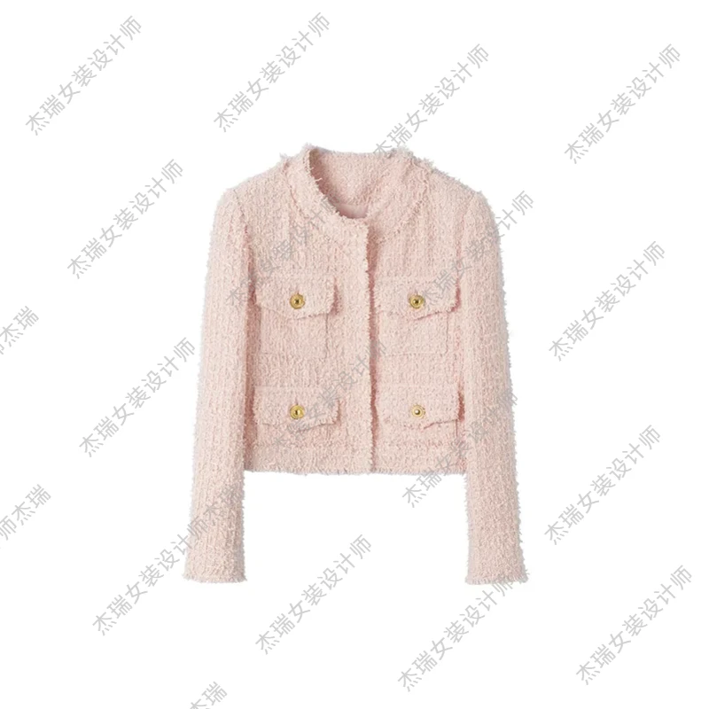 【仙美氛围】2024新款时尚质感高级气质百搭显瘦设计感小香风外套