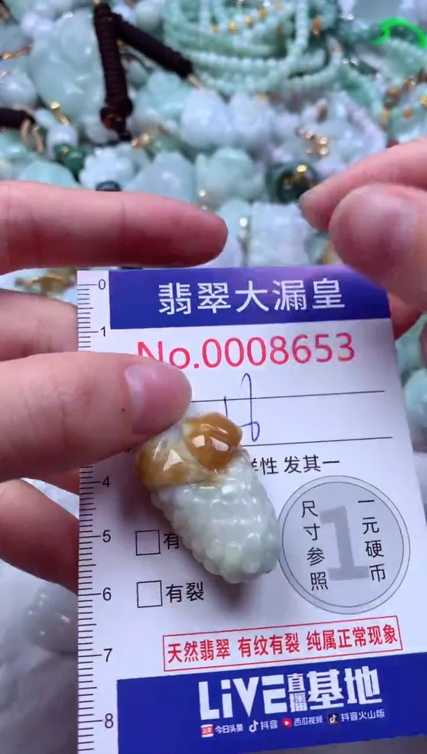 吊坠(不含链)未镶嵌翡翠8653