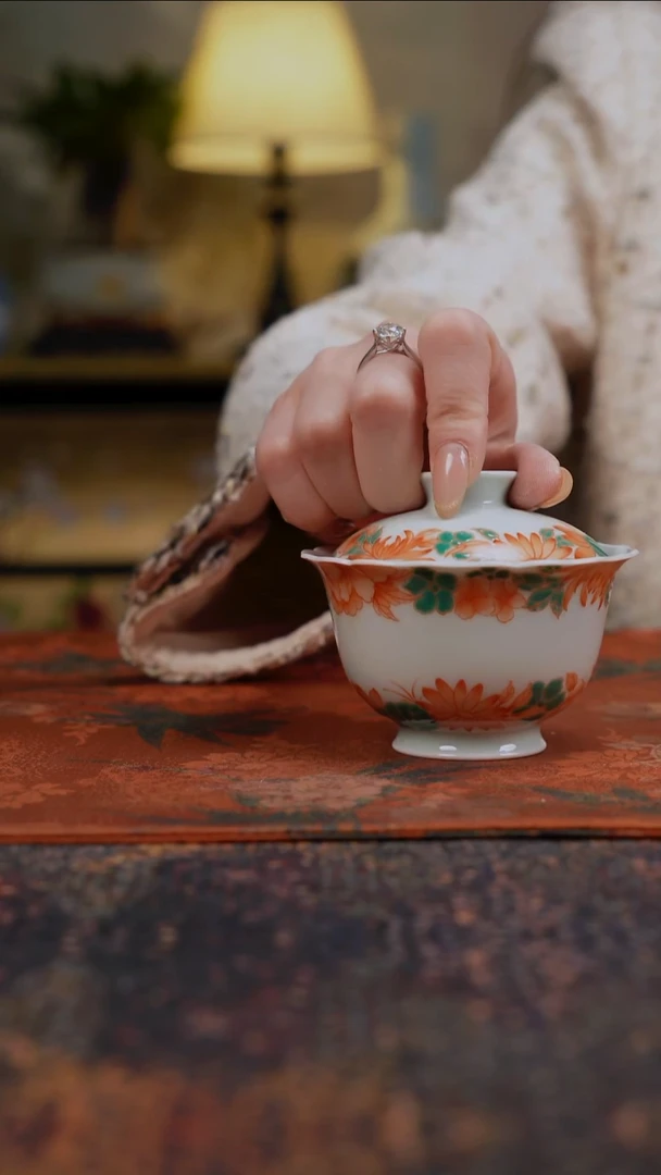 杯景德镇陶瓷杯碗柴烧多人