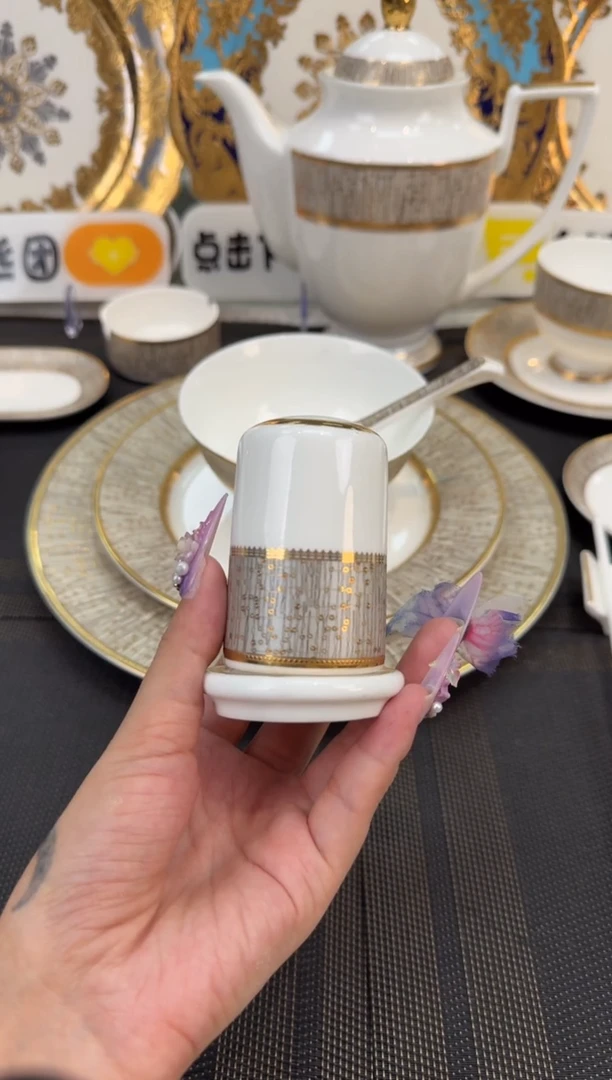 瓷片牙签盒 正品