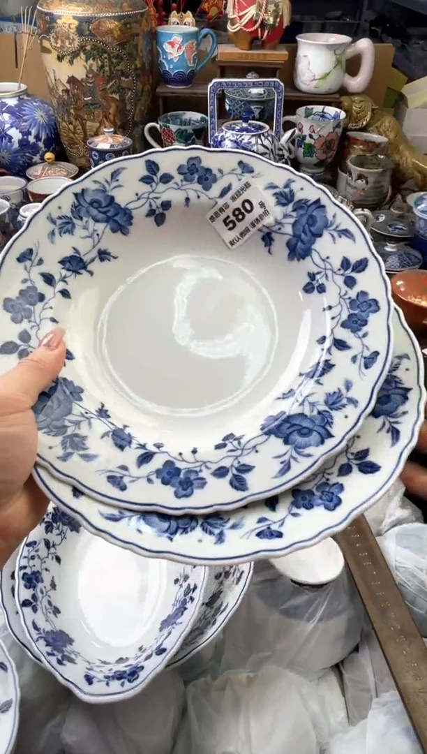 瓷片小**学580号六六工艺品瓷器有磨