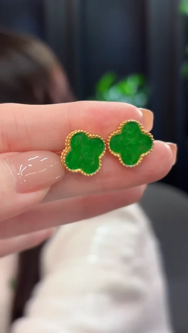 未镶嵌翡翠耳饰缅甸A货/多样性发货/一件