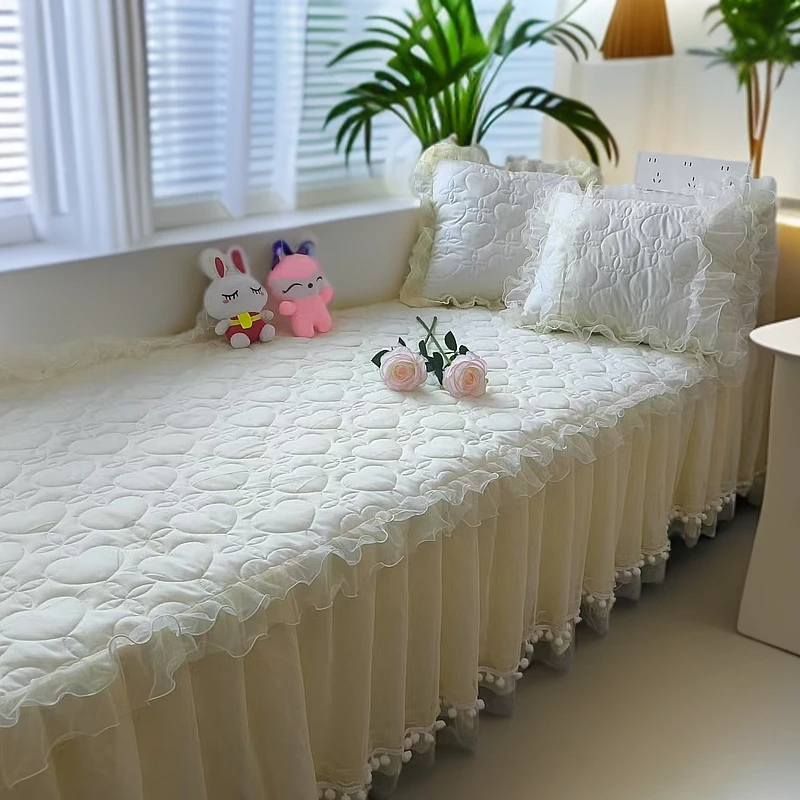 新款飘窗垫套罩夹棉防滑窗台垫子公主风阳台垫榻榻米通用铺垫盖布