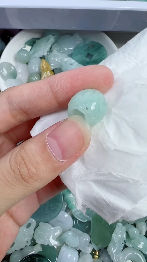 散珠翡翠745号链接，A货翡翠