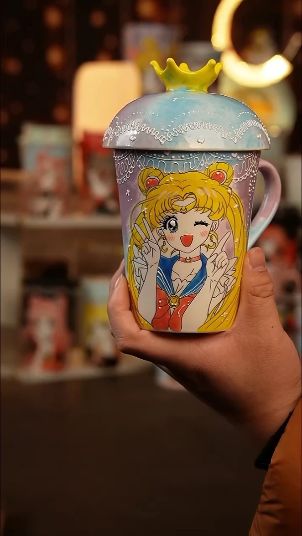 (玉泥）景德镇手工手绘文创陶瓷杯