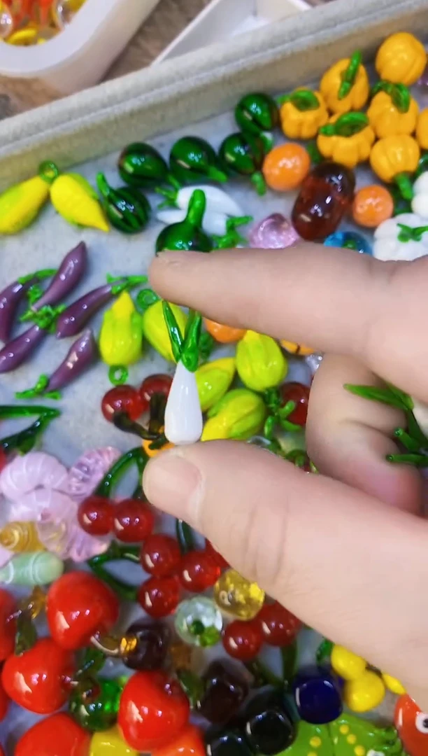 琉璃手工艺品大葱