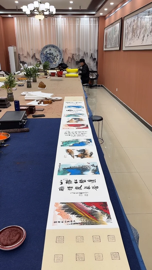 【闪购商品】书法陆盛欧阳梁汉林合作册页