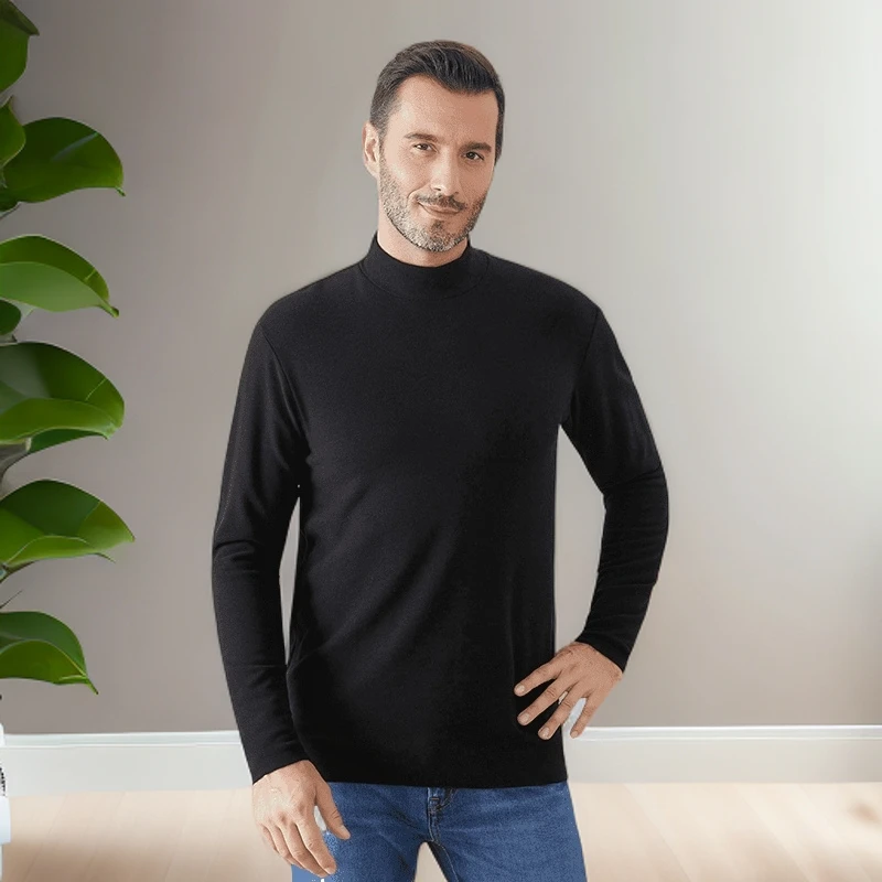 【真德绒即将售罄】男士玻尿酸舒适中领(半高龄净版) 016 (YANZ）