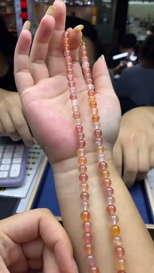 项链银S925镶嵌南红玛瑙多样性发其一-项链-X3670