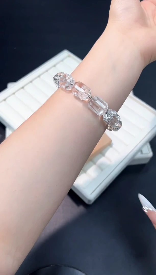 水晶手链未镶嵌99f多样性发其一【1条】默认微瑕