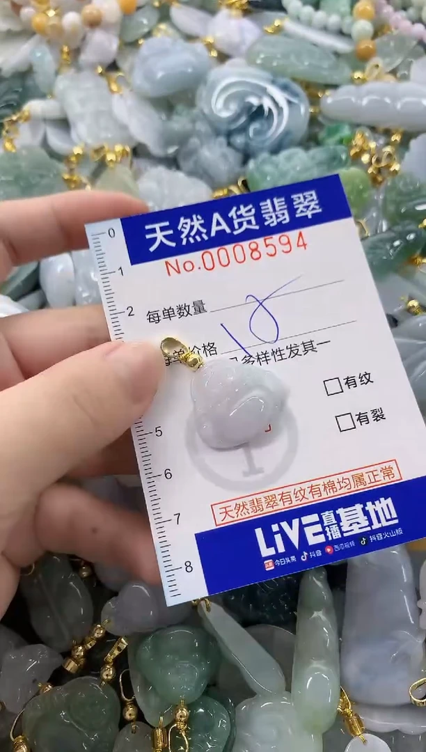 颈饰未镶嵌翡翠天然A货翡翠