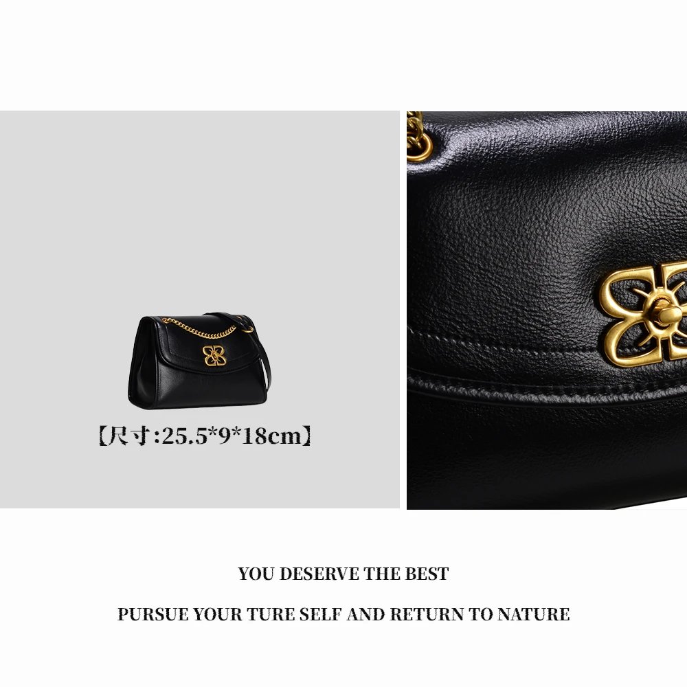 【特特甄选】GQ-1890-黑色高级潮流女士百搭时尚ins洋气