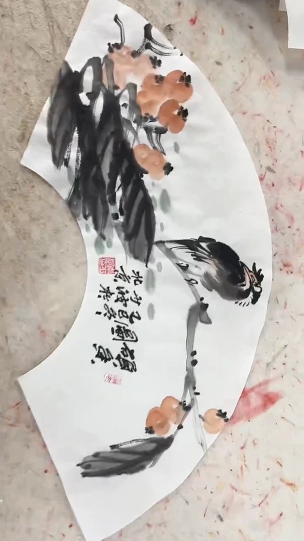 国画李少波/国画/花鸟