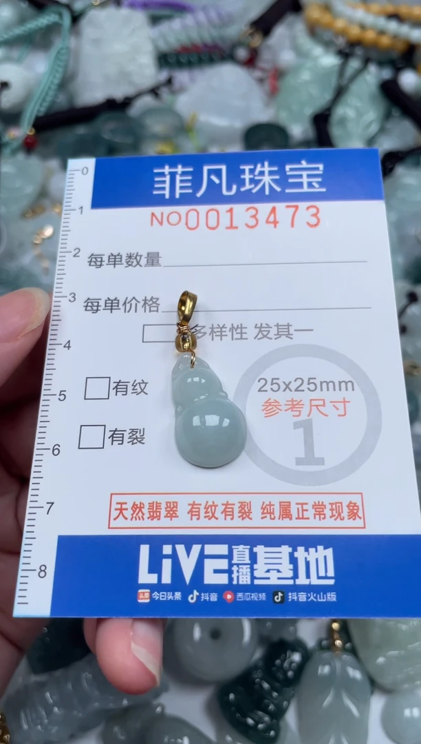 颈饰未镶嵌翡翠13473