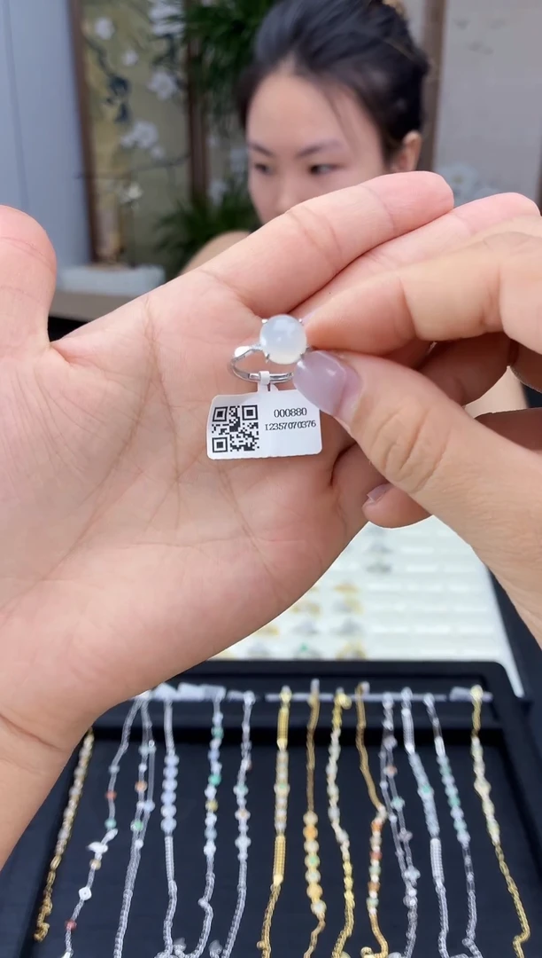 银S925镶嵌戒指翡翠111111111