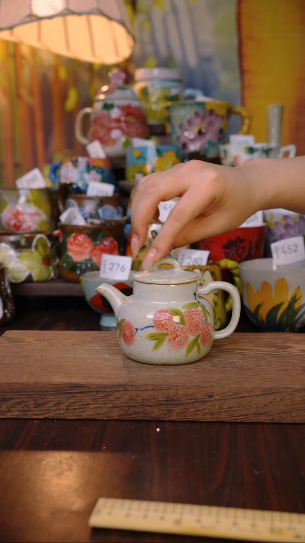 摆件泥垚手作 景德镇手工手绘器物