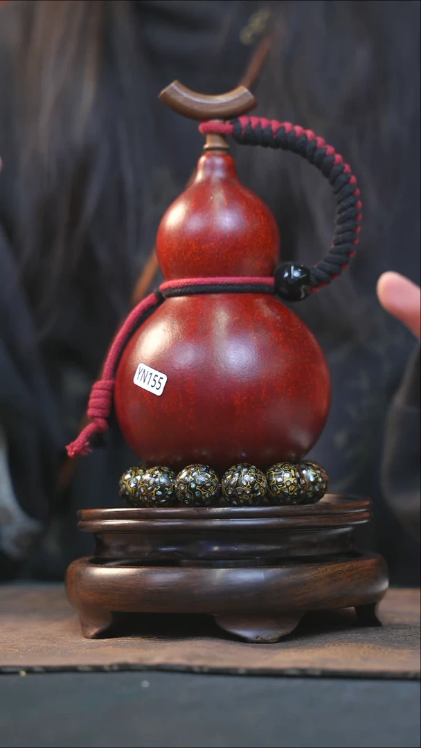 【闪购商品】YN155大漆酒葫芦不包手串及旋转底座