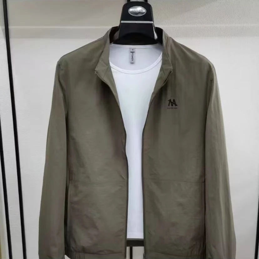 春夏新款高品质男士立领休闲夹克外套