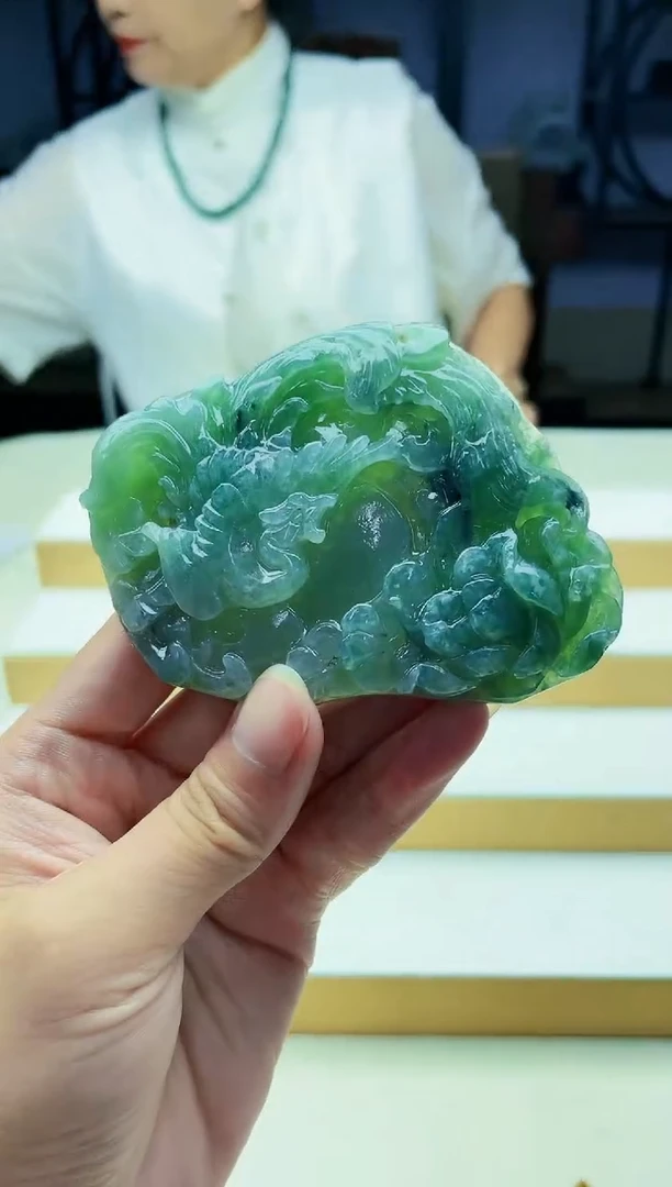 未镶嵌定制翡翠毛货09230131