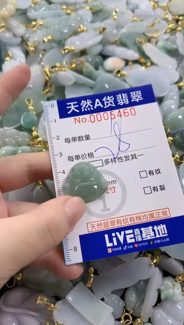 颈饰未镶嵌翡翠天然A货翡翠