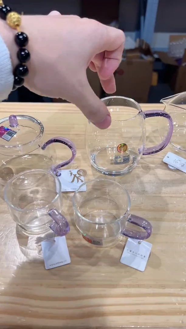 禾器-青云壶-浅紫色+澄然浅紫+清尚杯浅紫2只