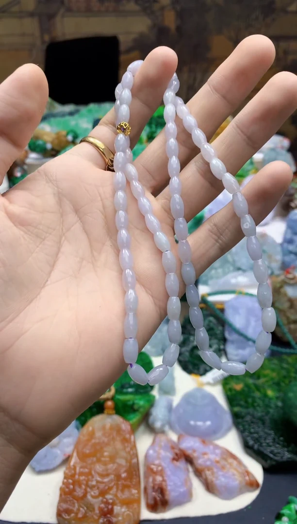 颈饰未镶嵌翡翠天然A货翡翠