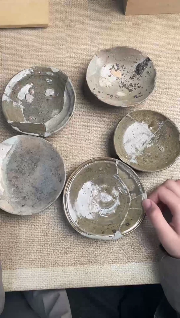 【闪购商品】瓷片31山清水秀瓷器一套五个