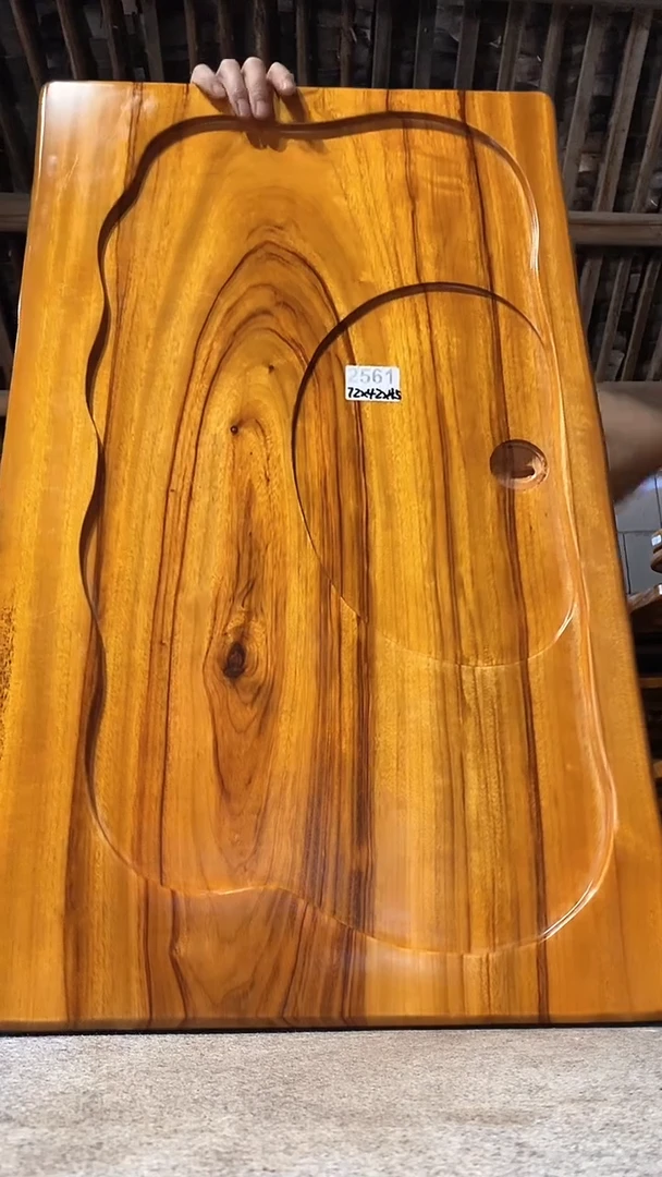 实木茶盘 一物一拍（不含配件）