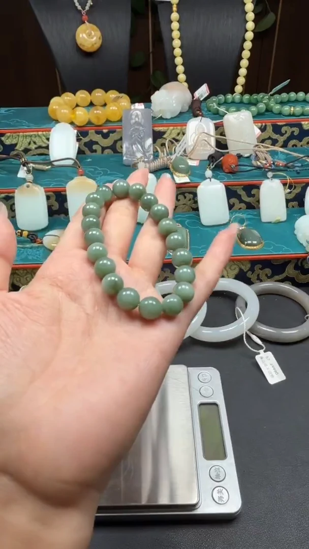 未镶嵌手串和田玉c061手串多样性发其一