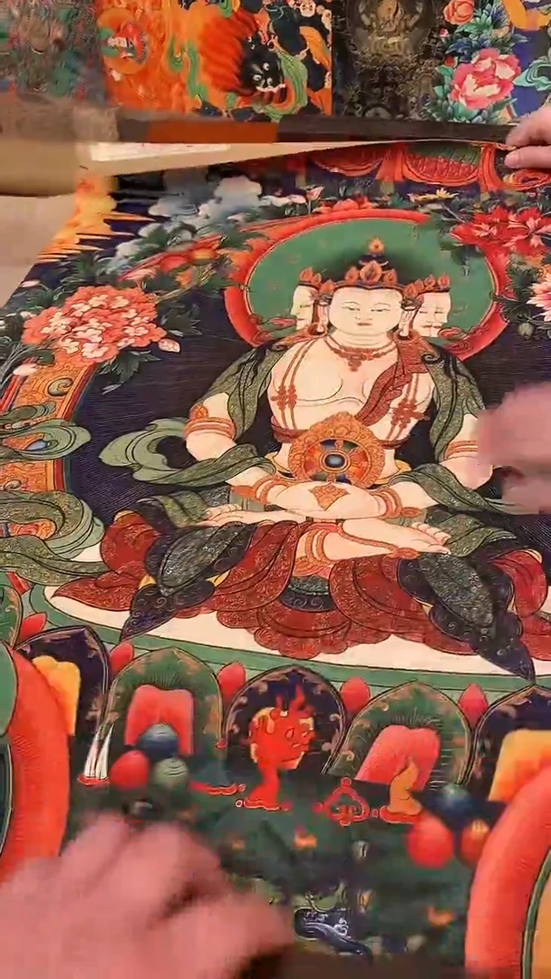 装裱画精美唐卡tk16120