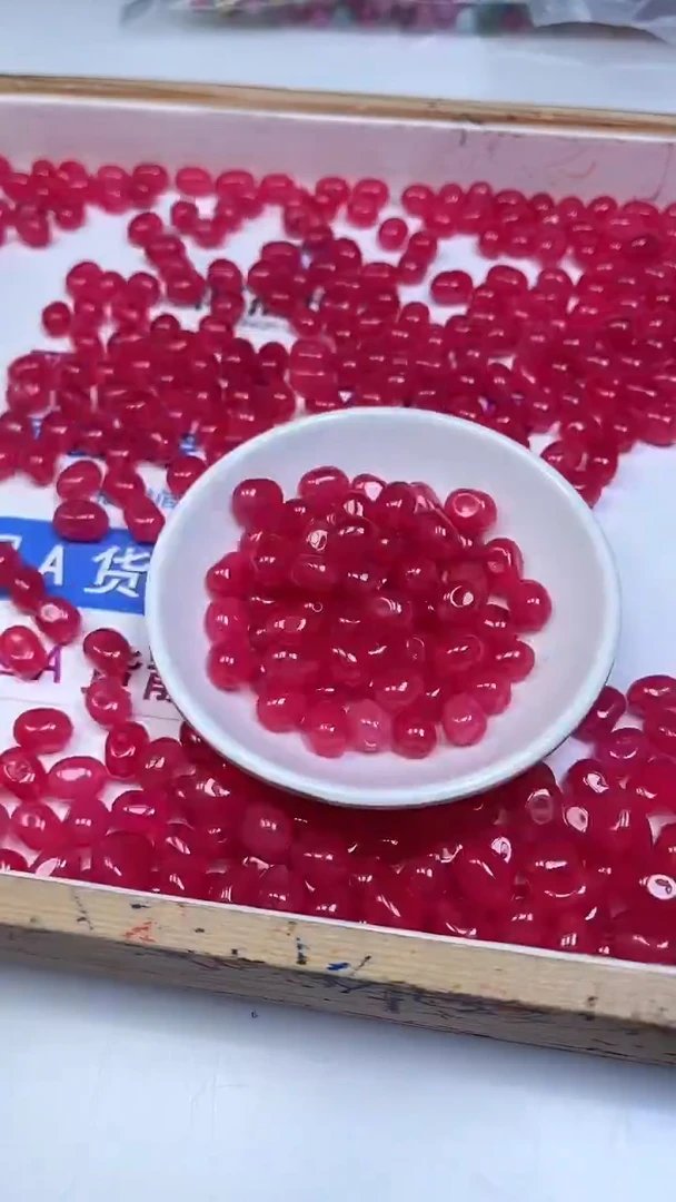 未镶嵌散珠碧玺E663 玫红碧玺随型11*8mm10颗5元