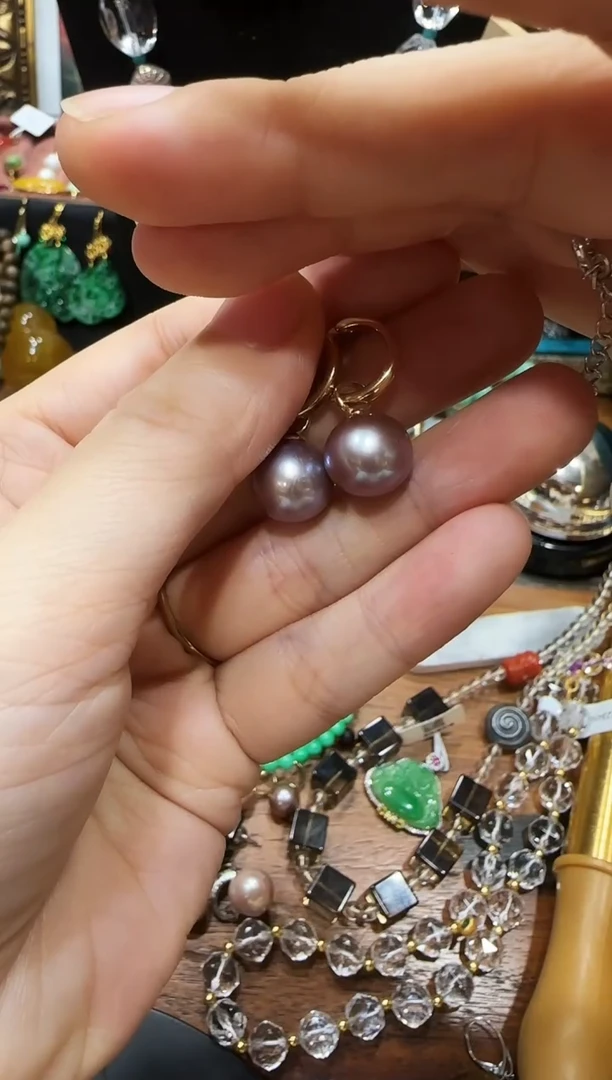 无非金属复古耳钉