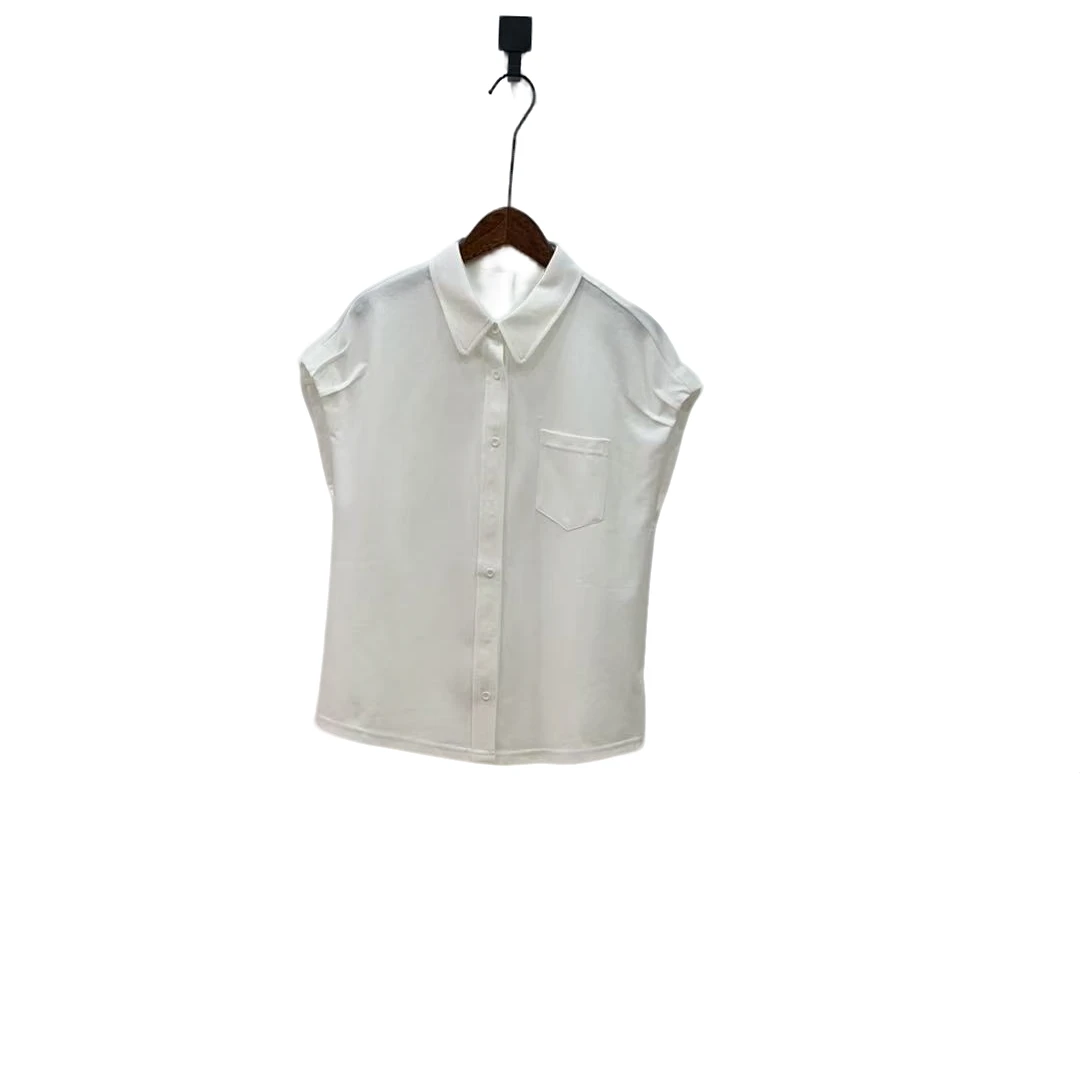 2025气质轻奢时尚百搭女士无袖设计师潮流T恤