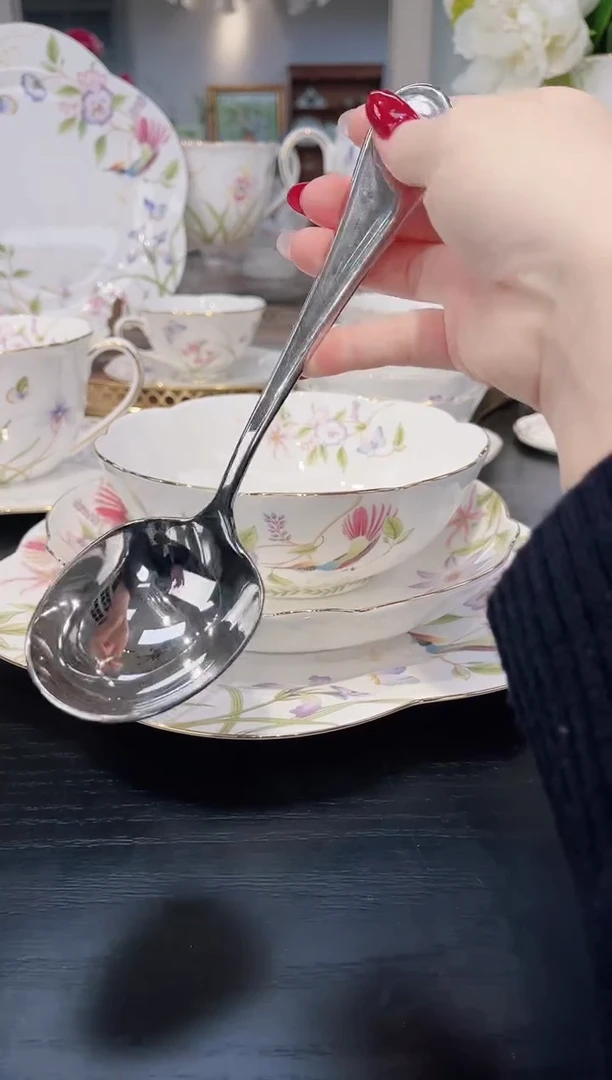 18-10不锈钢勺 银