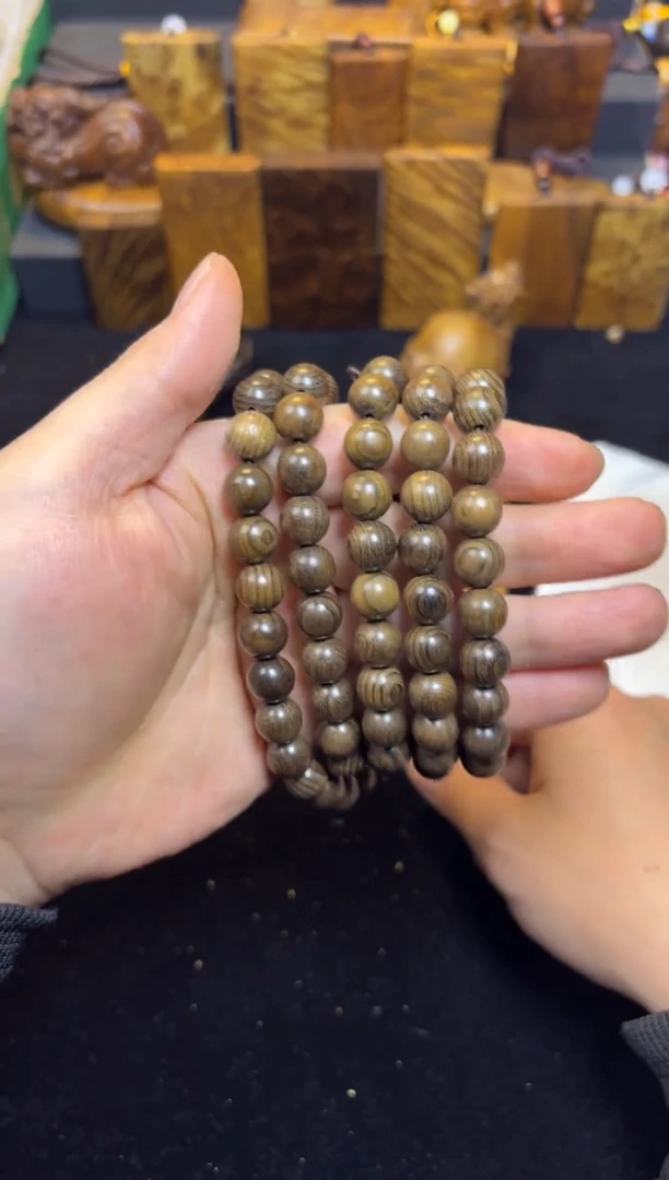 【闪购商品】楠木（金丝楠）其他1.0绿108念珠259