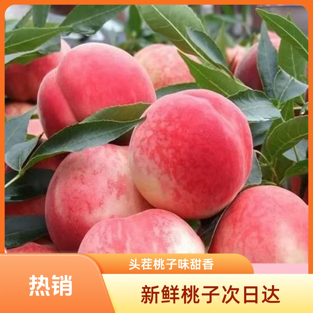 【京东生鲜到家】新鲜头茬水蜜桃现摘现发北京市