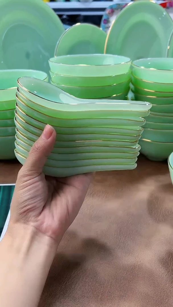 玉瓷勺子10个景德镇餐具