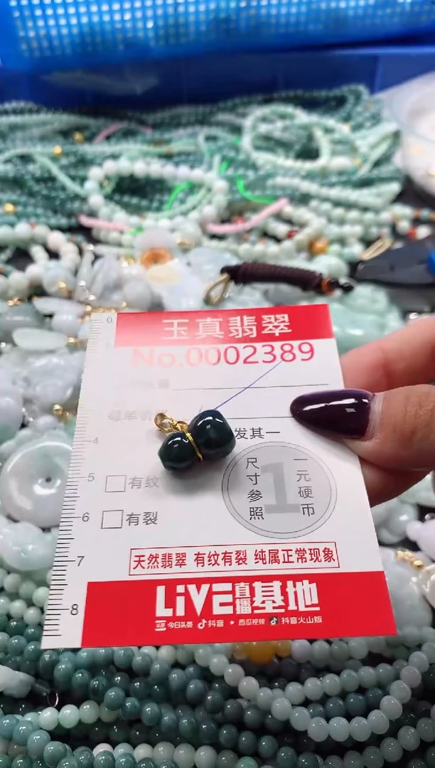 吊坠(不含链)未镶嵌翡翠2389