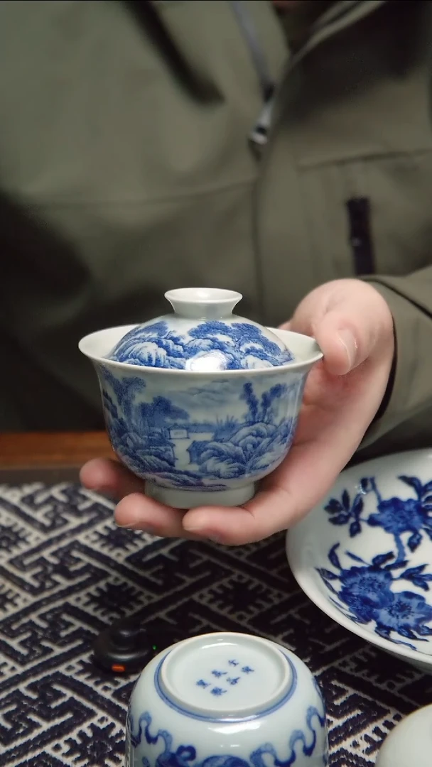 摆件瓷景德镇纯手工瓷器