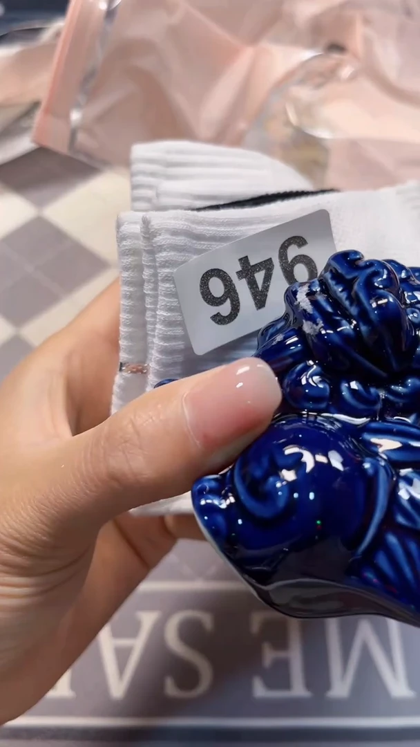 瓷片陶茶666文玩周边多人多样发五双女袜