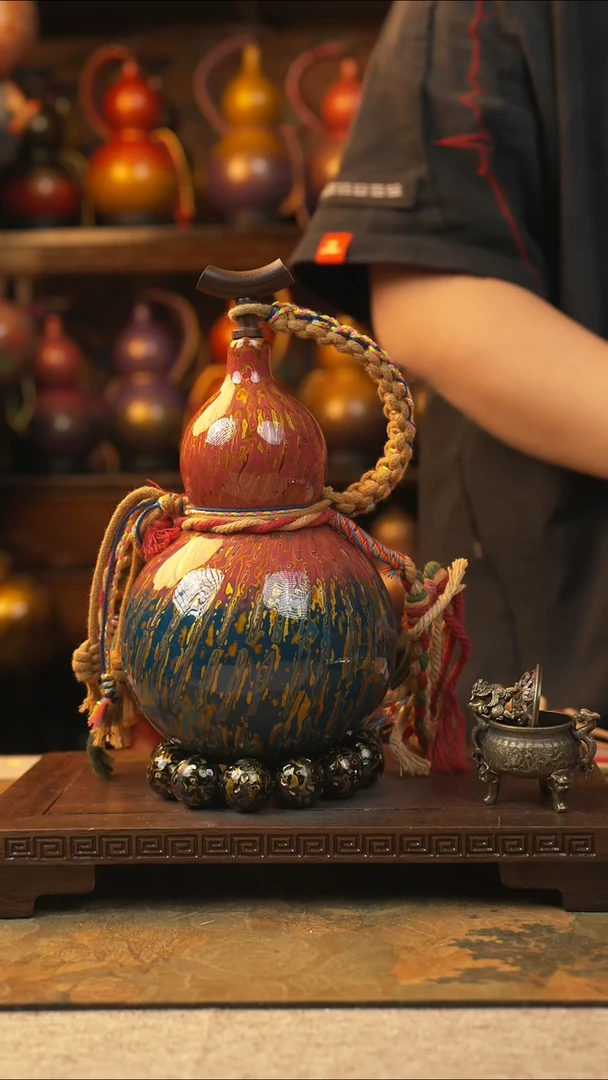 244大漆一物一拍记葫堂出品【不带手串】