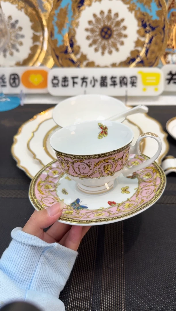 瓷片200毫升杯碟 1套