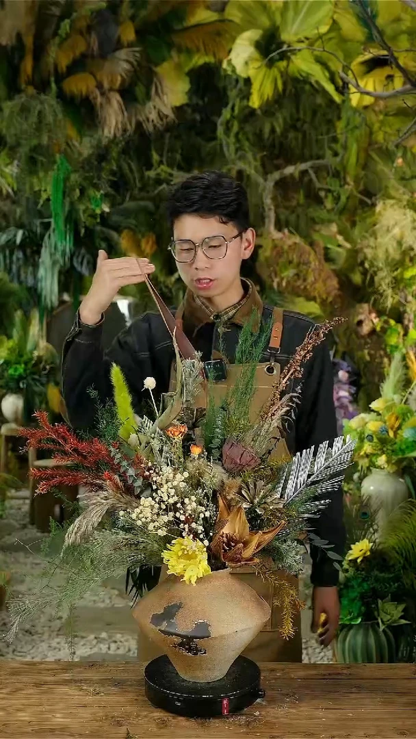 永生花一物一拍连花带瓶