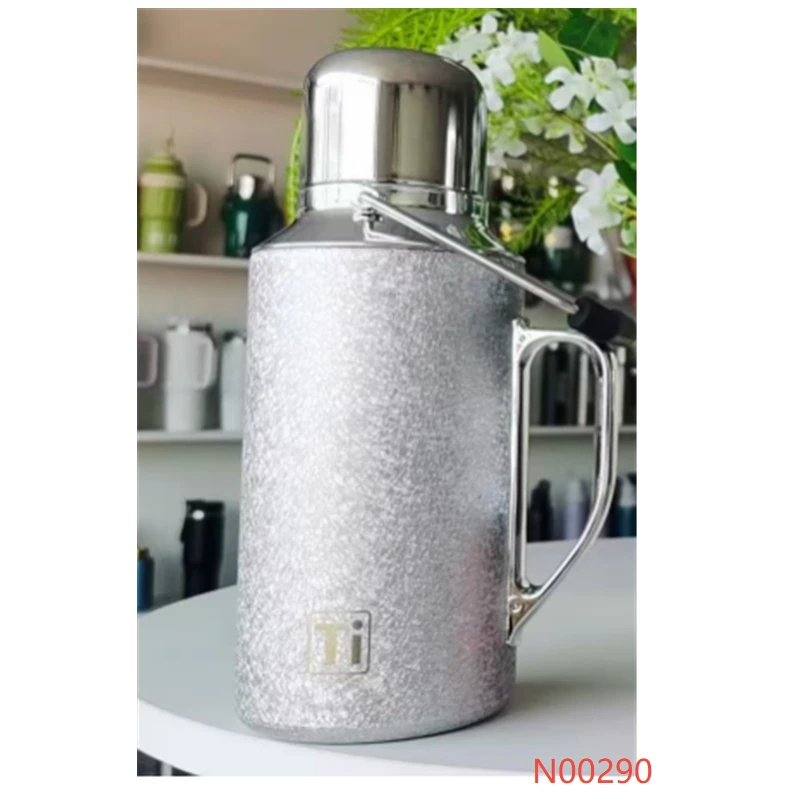 【非遗甄选】覆钛银色保温杯（N00290）