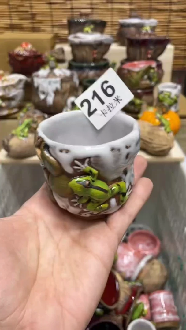 康*216精美粗陶手工柴烧
