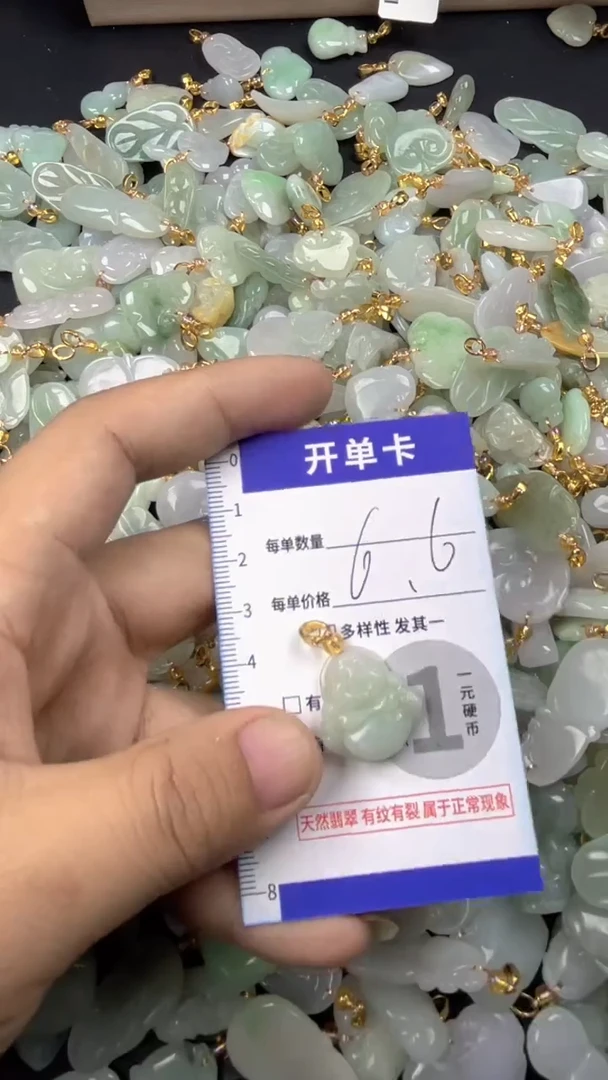 颈饰未镶嵌翡翠天然A货翡翠