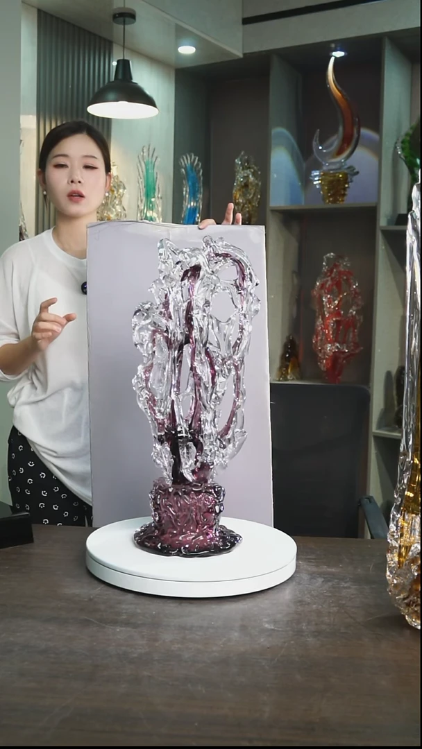 琉璃花**华紫色太湖石