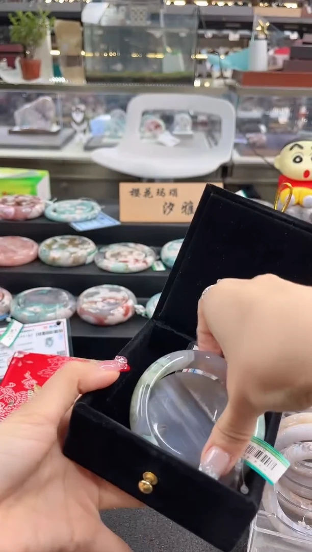 未镶嵌手镯石英质玉瑾圈口（赠品镯心）