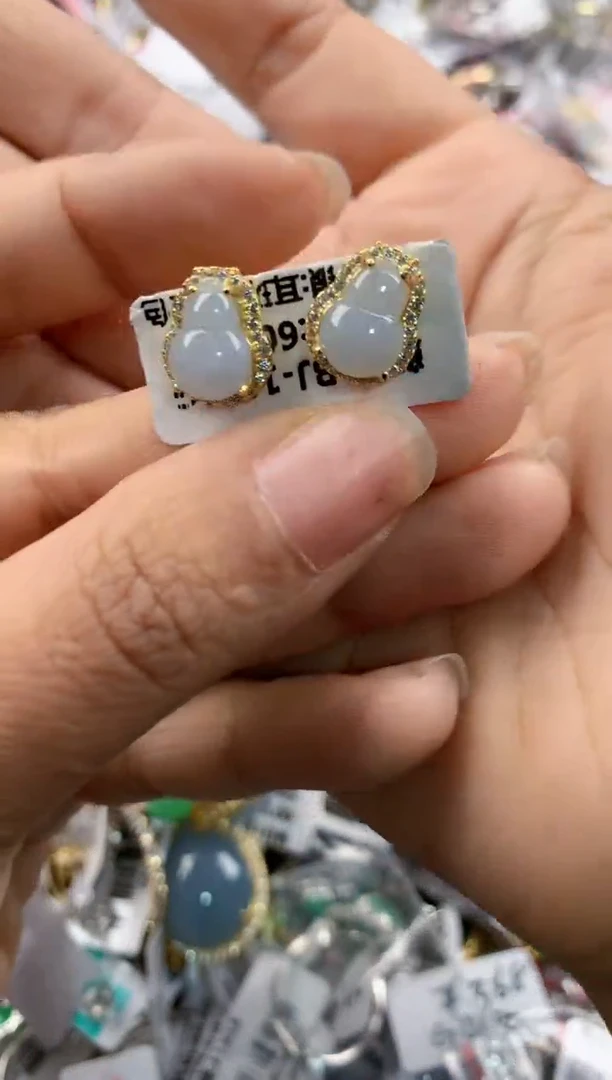 银S925镶嵌戒指翡翠333---6